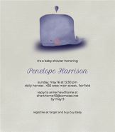 Little Whale Invitation